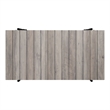 Bowery Hill Wood Natural 3-Piece Coffee Table Set with Wheels