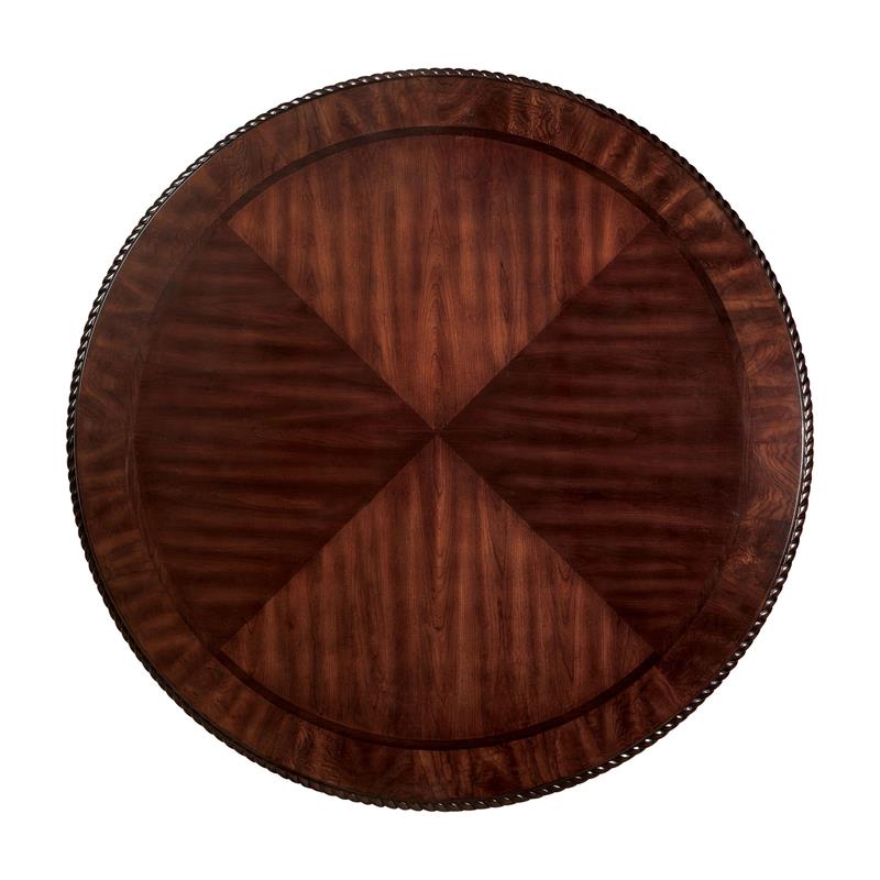 Bowery Hill Modern Wood 5-Piece Dining Table Set in Brown Cherry