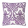 Bowery Hill Modern Fabric Purple 20-Inch Throw Pillow (Set of 2)