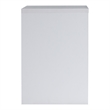 Bowery Hill Contemporary Wood 2-Drawer Nightstand in White Finish