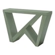 Bowery Hill Modern Wood W-Shaped Legs Console Table in Sage Green