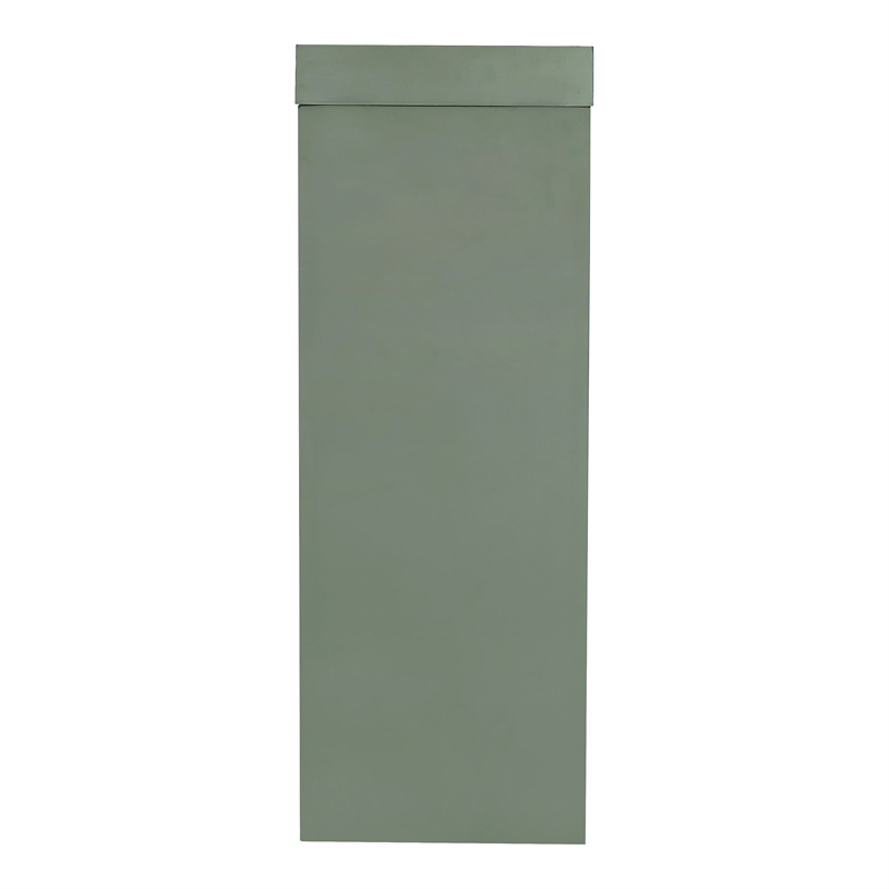 Bowery Hill Modern Wood W-Shaped Legs Console Table in Sage Green