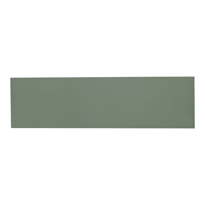 Bowery Hill Modern Wood W-Shaped Legs Console Table in Sage Green