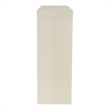 Bowery Hill Modern Wood W-Shaped Legs Console Table in Cream Weave