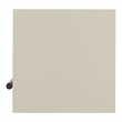 Bowery Hill Modern Wood 5-Shelf Corner Bookcase in Cream Weave