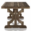 Bowery Hill Farmhouse Wood Coffee Table in Reclaimed Oak Finish