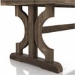 Bowery Hill Farmhouse Wood Coffee Table in Reclaimed Oak Finish