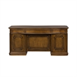 Bowery Hill Traditional Wood Medium Brown Junior Executive Desk