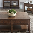 Bowery Hill Traditional Wood Dark Brown 3 Piece Set (1-Cocktail 2-End Tables)