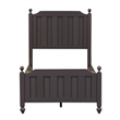 Bowery Hill Modern / Contemporary Wood Dark Gray Full Panel Bed