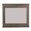 Bowery Hill Modern / Contemporary Wood Mirror Dark Gray Finish