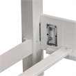 Bowery Hill Modern / Contemporary Wood White Queen Panel Bed