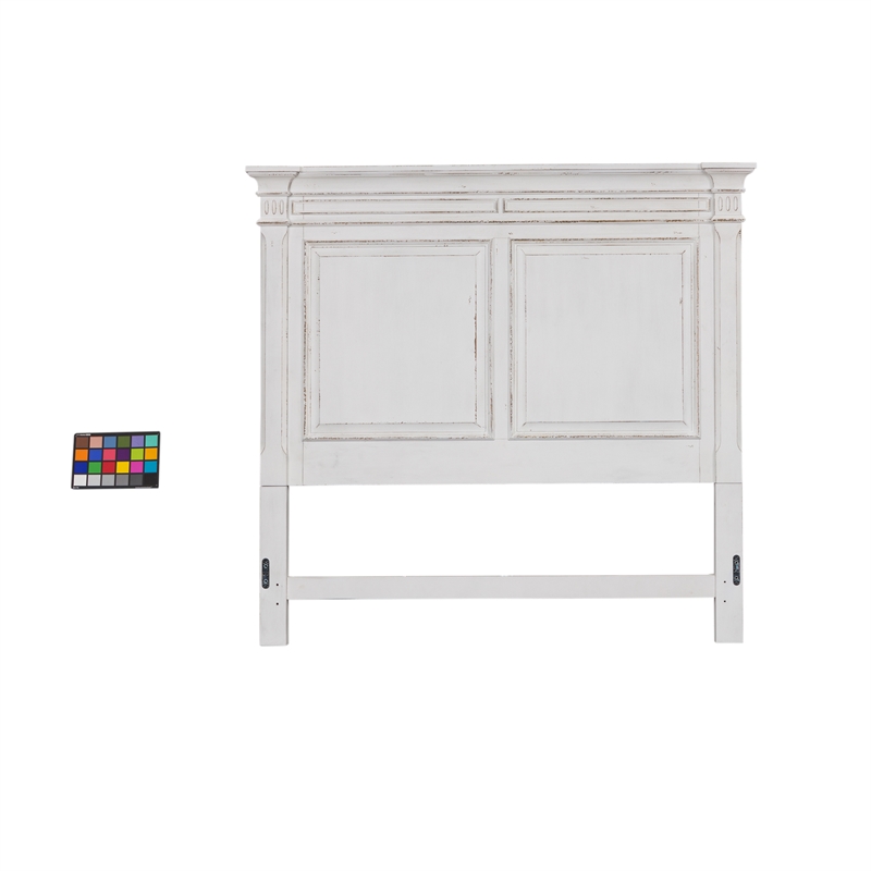 Bowery Hill Modern / Contemporary Wood White Queen Panel Bed