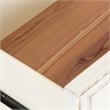 Bowery Hill Modern / Contemporary Wood 5 Drawer Chest in White