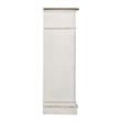 Bowery Hill Modern / Contemporary Wood 5 Drawer Chest in White