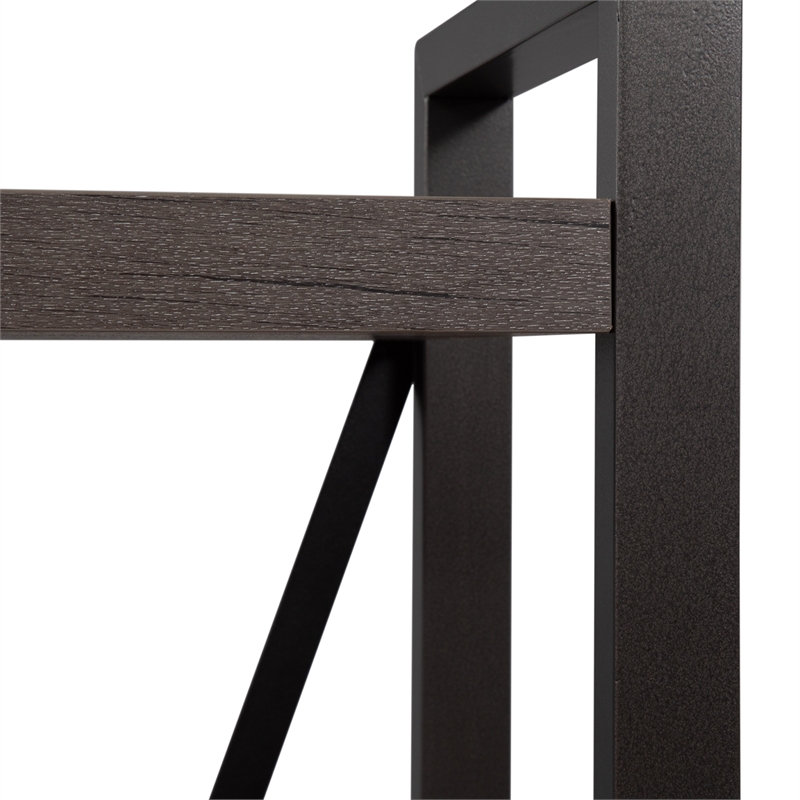 Bowery Hill Modern / Contemporary Wood Medium Gray Tall Pier Unit