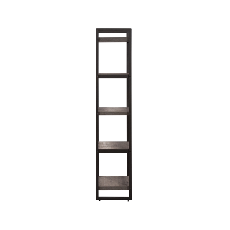 Bowery Hill Modern / Contemporary Wood Medium Gray Tall Pier Unit