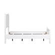 Bowery Hill Modern / Contemporary Wood White Twin Wood Panel Bed