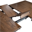 Bowery Hill Traditional Wood Rectangular Table in Oak Finish