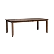 Bowery Hill Traditional Wood Rectangular Table in Oak Finish