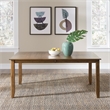Bowery Hill Traditional Wood Rectangular Table in Oak Finish