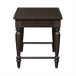 Bowery Hill Modern / Contemporary Wood Writing Desk in Black Finish
