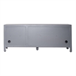 Bowery Hill Traditional Wood Multi 65 Inch 3 Door Accent TV Stand