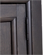 Bowery Hill Traditional Farmhouse Hall Buffet in Black Finish