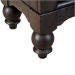 Bowery Hill Traditional Farmhouse Hall Buffet in Black Finish