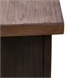 Bowery Hill Traditional Farmhouse Hall Buffet in Black Finish