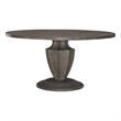 Bowery Hill Traditional Wood Pedestal Table Set - Havana Brown Finish