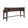 Bowery Hill Traditional 4-Piece Wood Console Table Set in Espresso