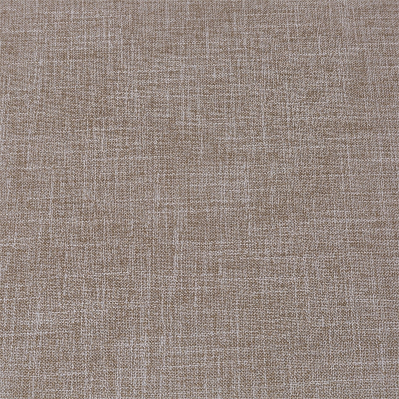 Bowery Hill Wood White Ladder Back Upholstered Side Chair (RTA)-Set of 2