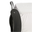 Bowery Hill Transitional Solid Wood Panel King Bed in Black Finish