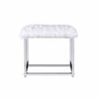 Bowery Hill Contemporary 3 Piece Metal Frame Vanity Set in Chrome