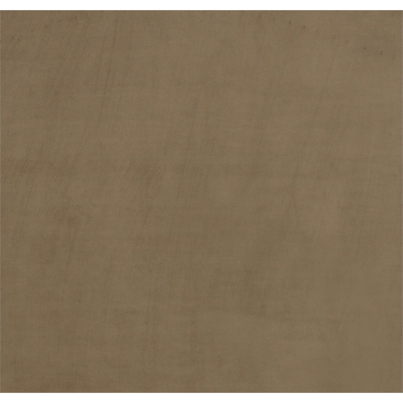 Bowery Hill Upholstery Rolled Arm Loveseat with Queen Leg in Walnut