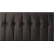 Bowery Hill Tufted Velvet Adjustable Sofa with Track Arm in Dark Brown