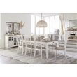 Bowery Hill Contemporary Wood Dining Buffet Server in White Finish