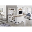 Bowery Hill Contemporary Wood Dining Buffet Server in White Finish