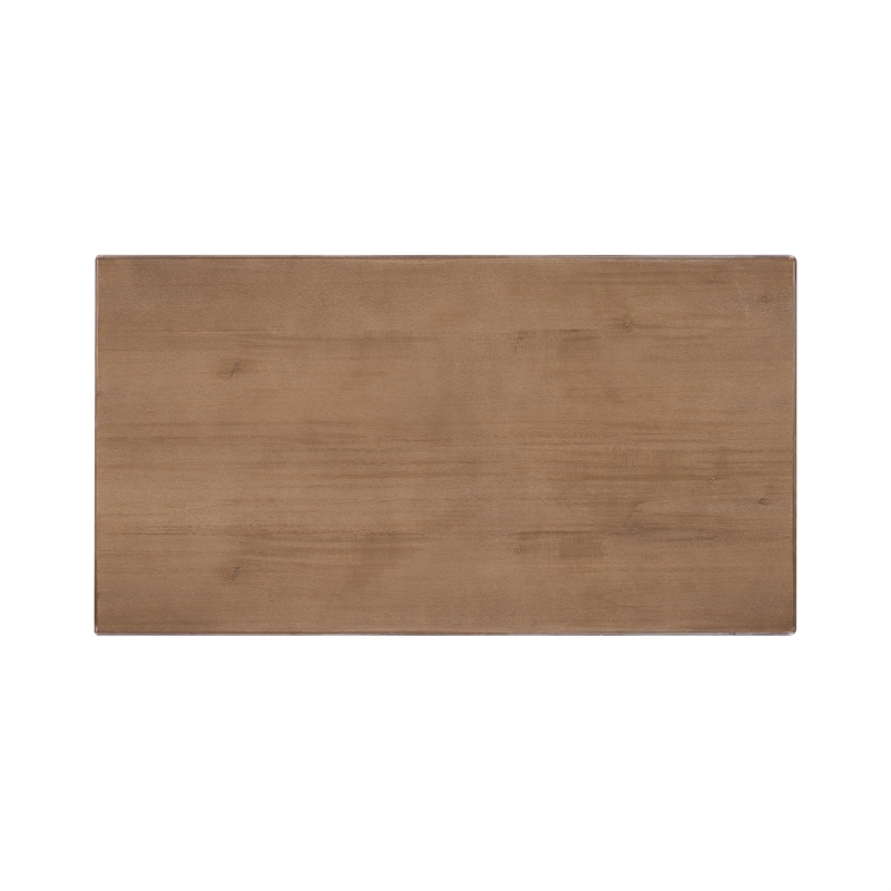 Bowery Hill Contemporary Wood Five Piece TaSet in Gray Wash Finish