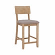 Bowery Hill Contemporary Wood Five Piece TaSet in Gray Wash Finish