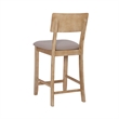 Bowery Hill Contemporary Wood Five Piece TaSet in Gray Wash Finish