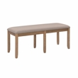 Bowery Hill Contemporary Six Piece Wood Dining Set in Washed Gray