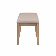 Bowery Hill Contemporary Six Piece Wood Dining Set in Washed Gray