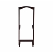 Bowery Hill Modern Wood Five Piece Tray Table Set in Espresso