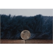 Bowery Hill Modern Faux Rabbit Polyester 5'x7' Area Rug in Navy