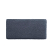 Bowery Hill Modern Rectangle Sherpa Storage Ottoman in Dark Gray