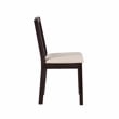 Bowery Hill Modern Wood Three Piece Drop Leaf Dining Set in Black