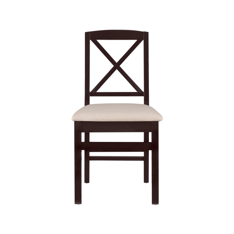 Bowery Hill Modern Wood Three Piece Drop Leaf Dining Set in Black