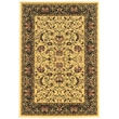 Bowery Hill Modern Nain Polypropylene 8' Square Area Rug in Cream